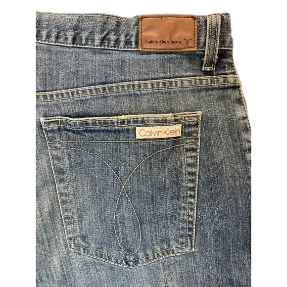 Vintage Calvin Klein Jeans 34 x 26 Bootcut Y2K 1990s 90s High Rise Mom Jean - Picture 5 of 6